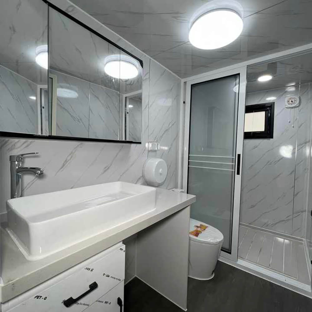 expandable house container interior